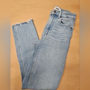 PAIGE Cindy high-rise straight-leg jeans.  Size 25